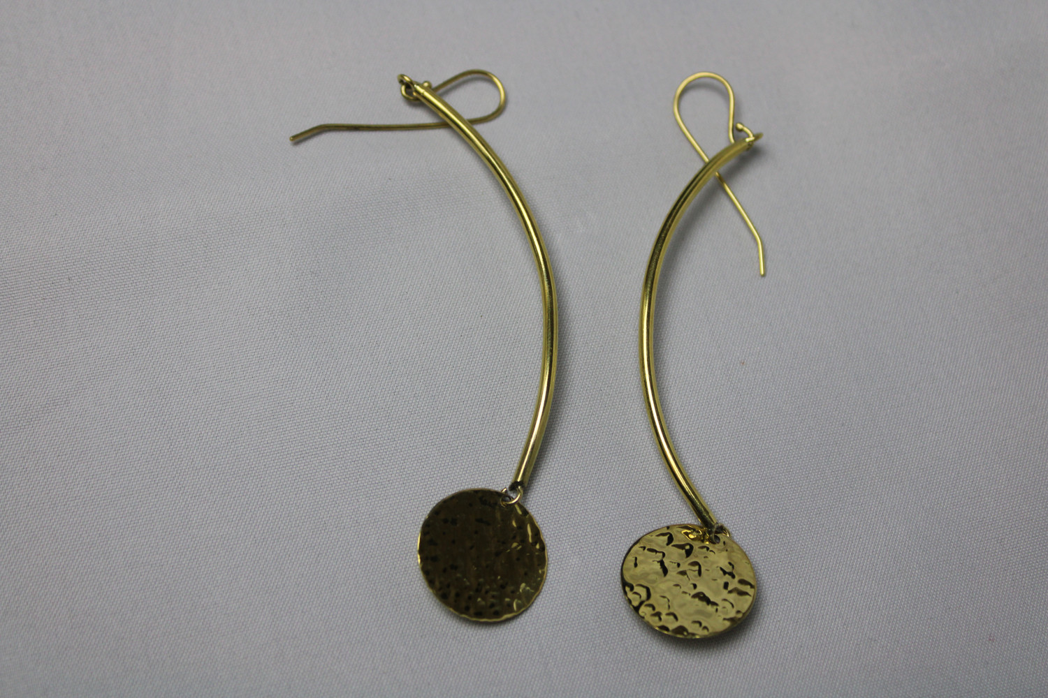 Brass Crochet Earrings