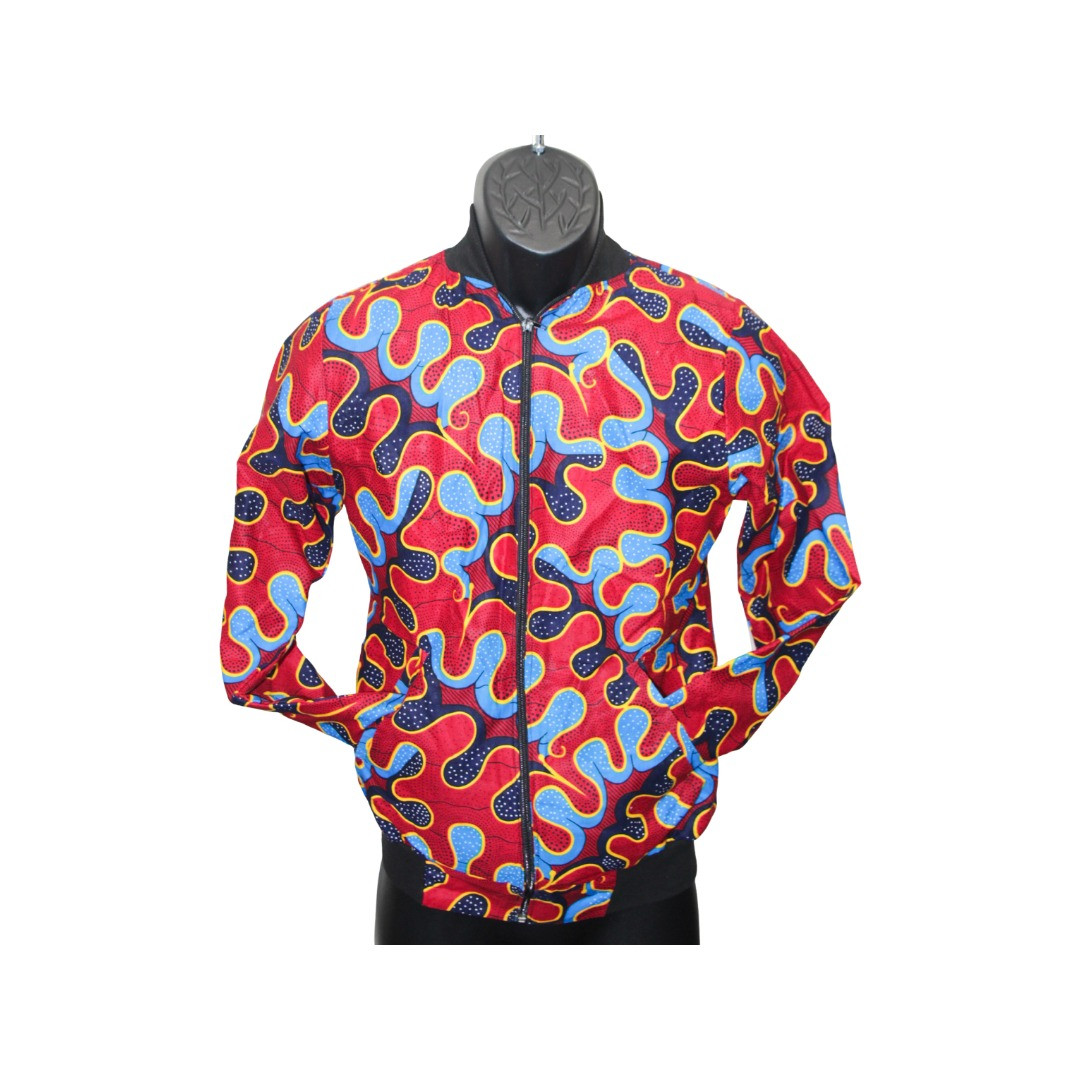 Stylish Kitenge Bomba Jacket