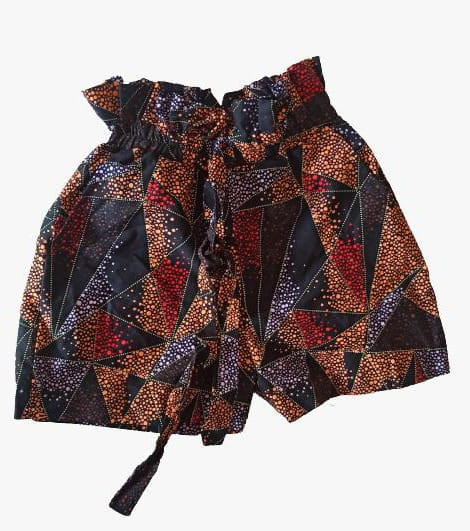 Ankara Girls Shorts