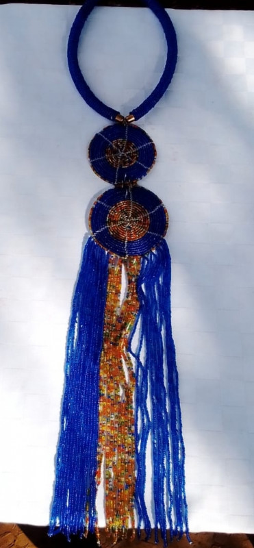 Long Beaded Maasai Necklace