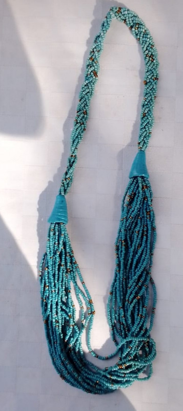 Green Dotted Necklace