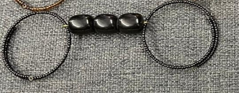 Black Tripple Amber Bracelet