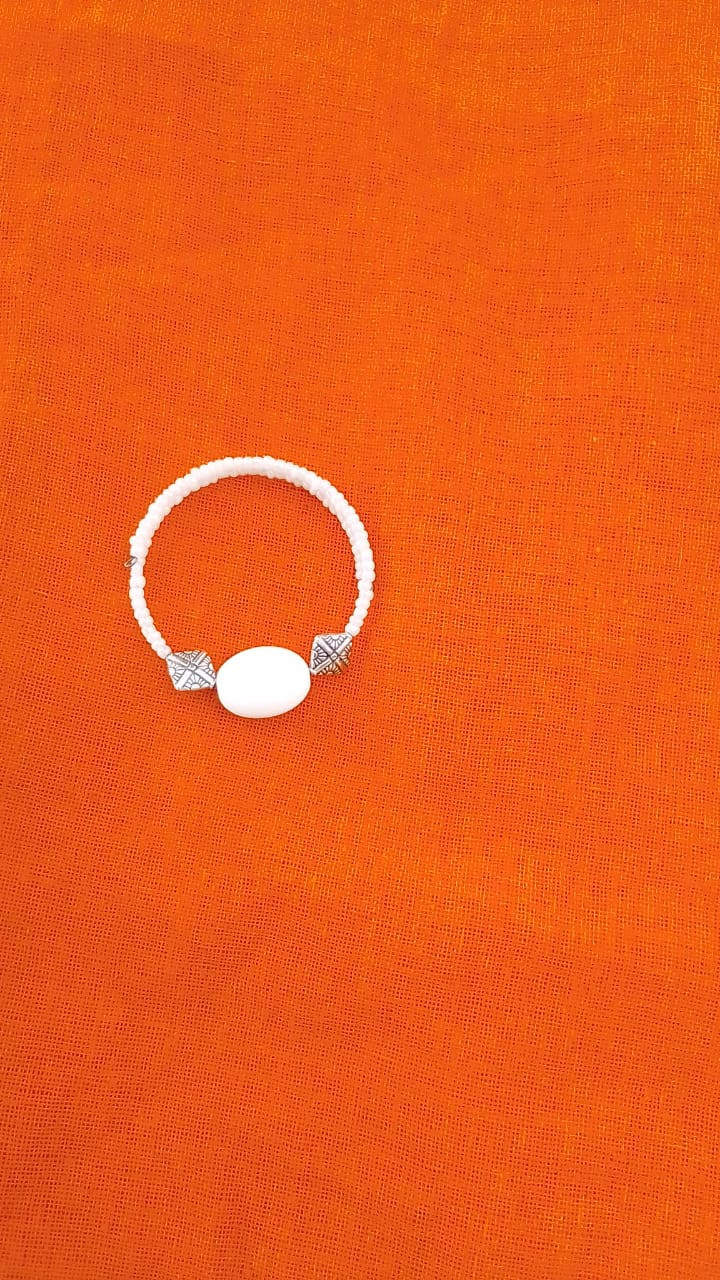 Beaded Amber Bracelet