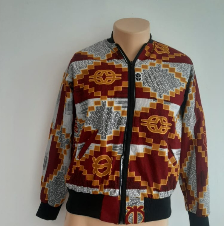 Ankara Bomber Jacket