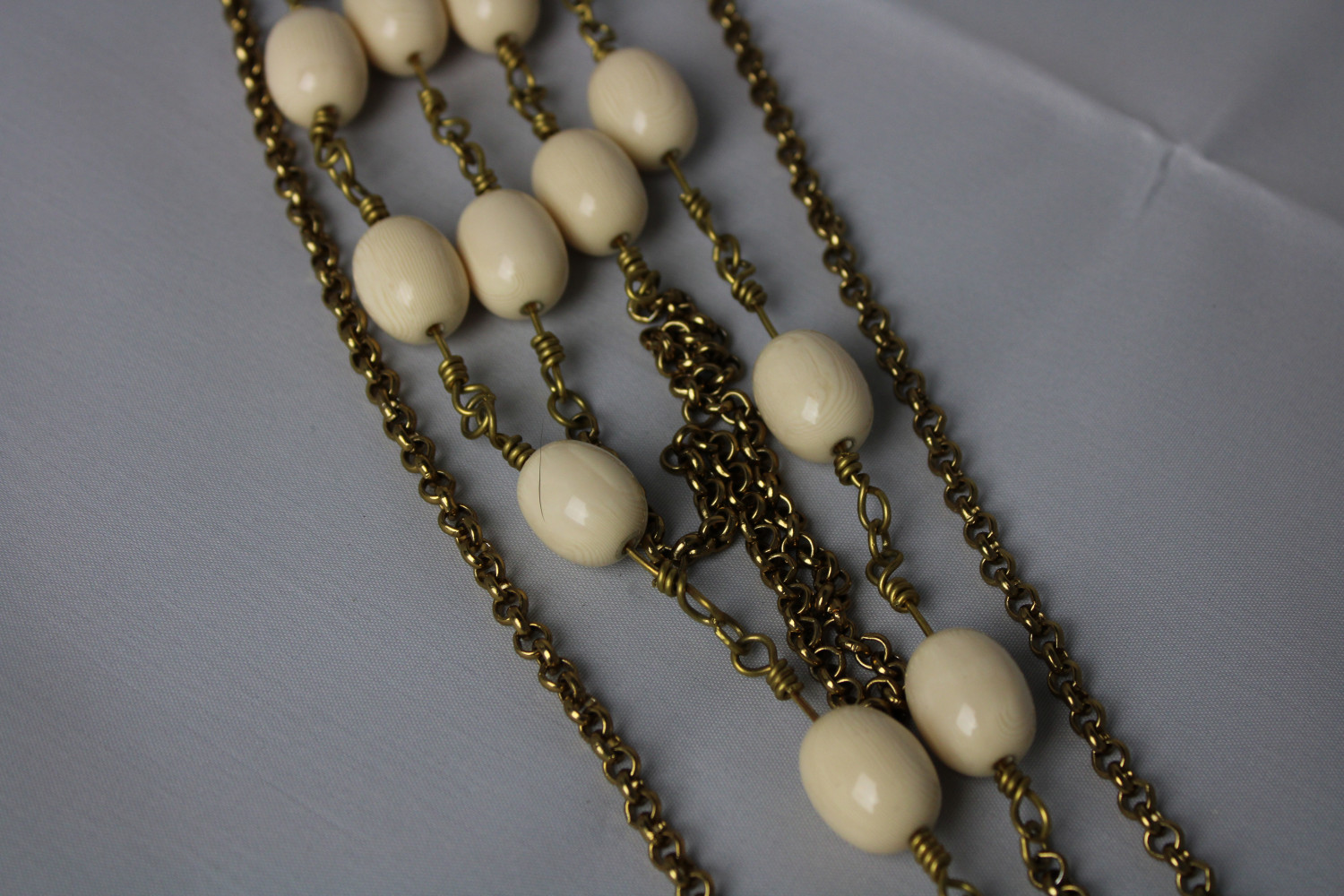 Long Fall Brass Chain