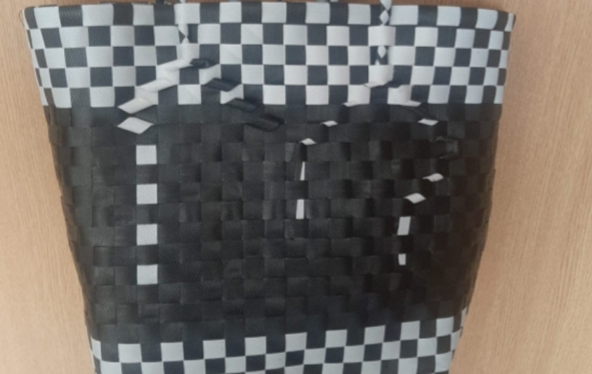 Big Black Plastic  Recycled Bag