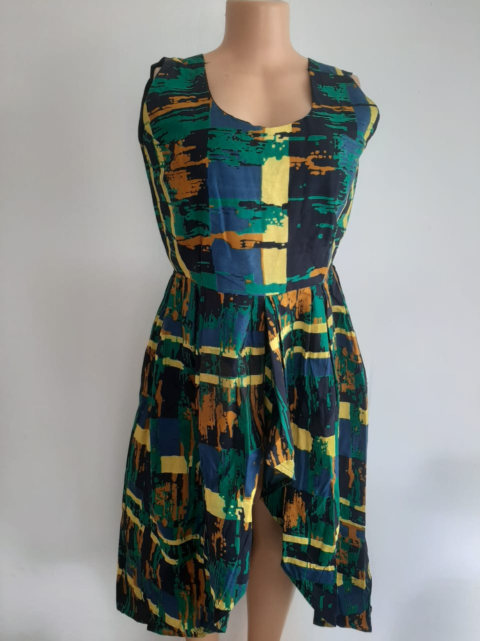 Green Ankara Dress