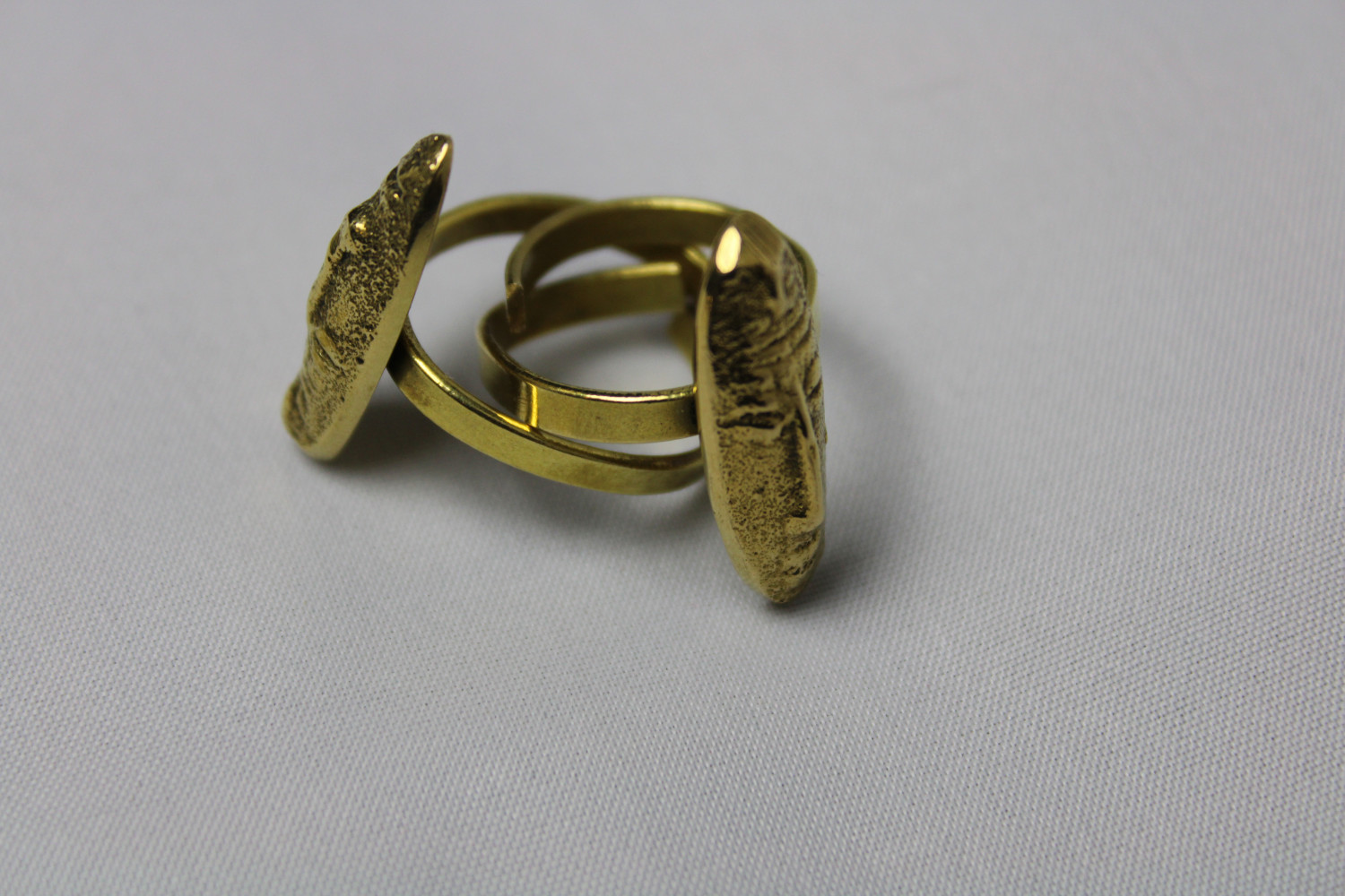 Brass Face Ring