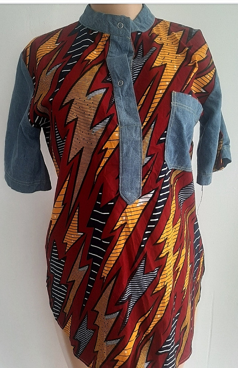 Ankara Mix Top Dress