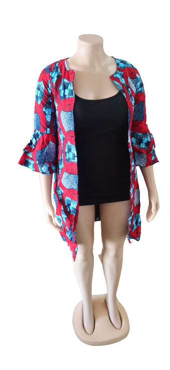 Peplum Sleeved Kimono