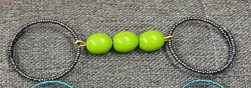 Green Tripple Amber Bracelet