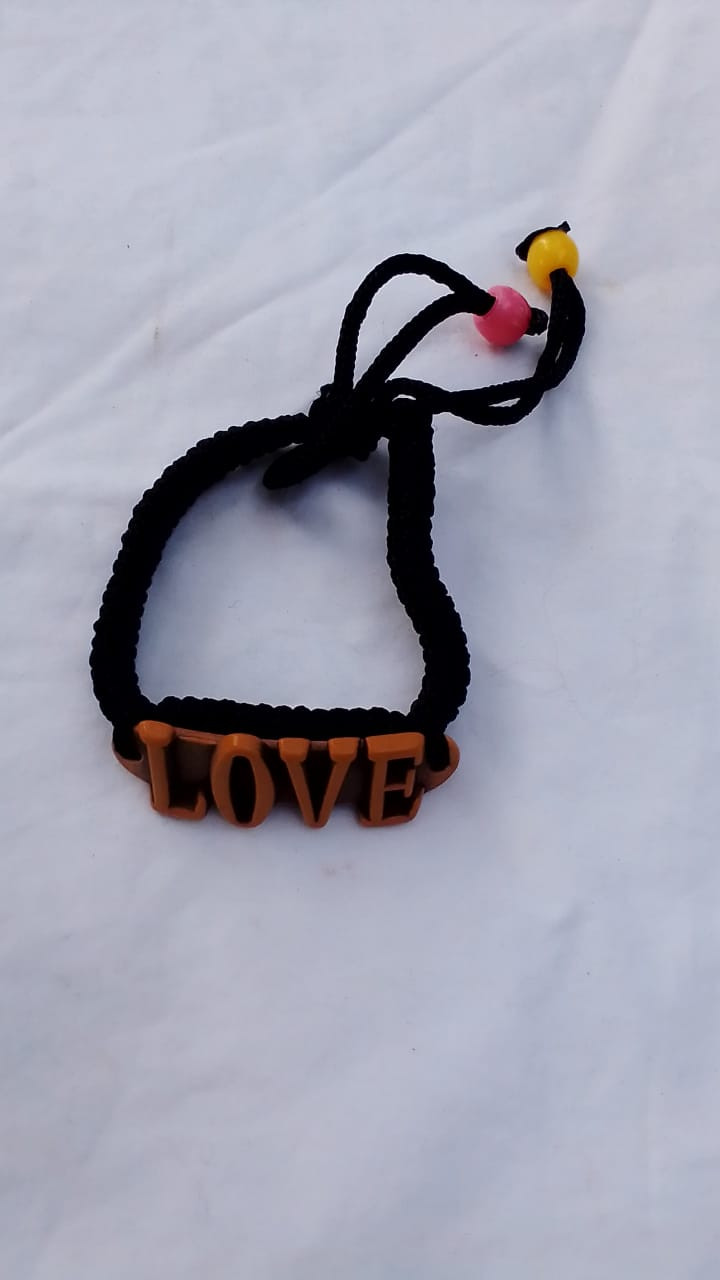 Black Thread Wrist Bracelet