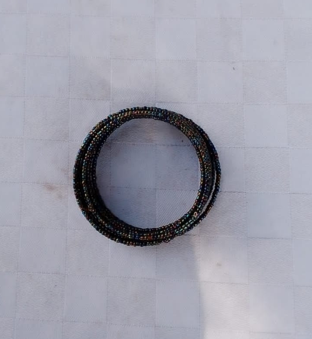 Dark Beaded Bracelet