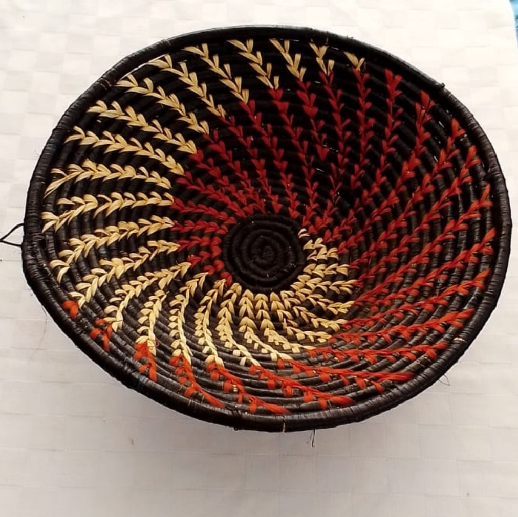 Black and Red Fruit Basket