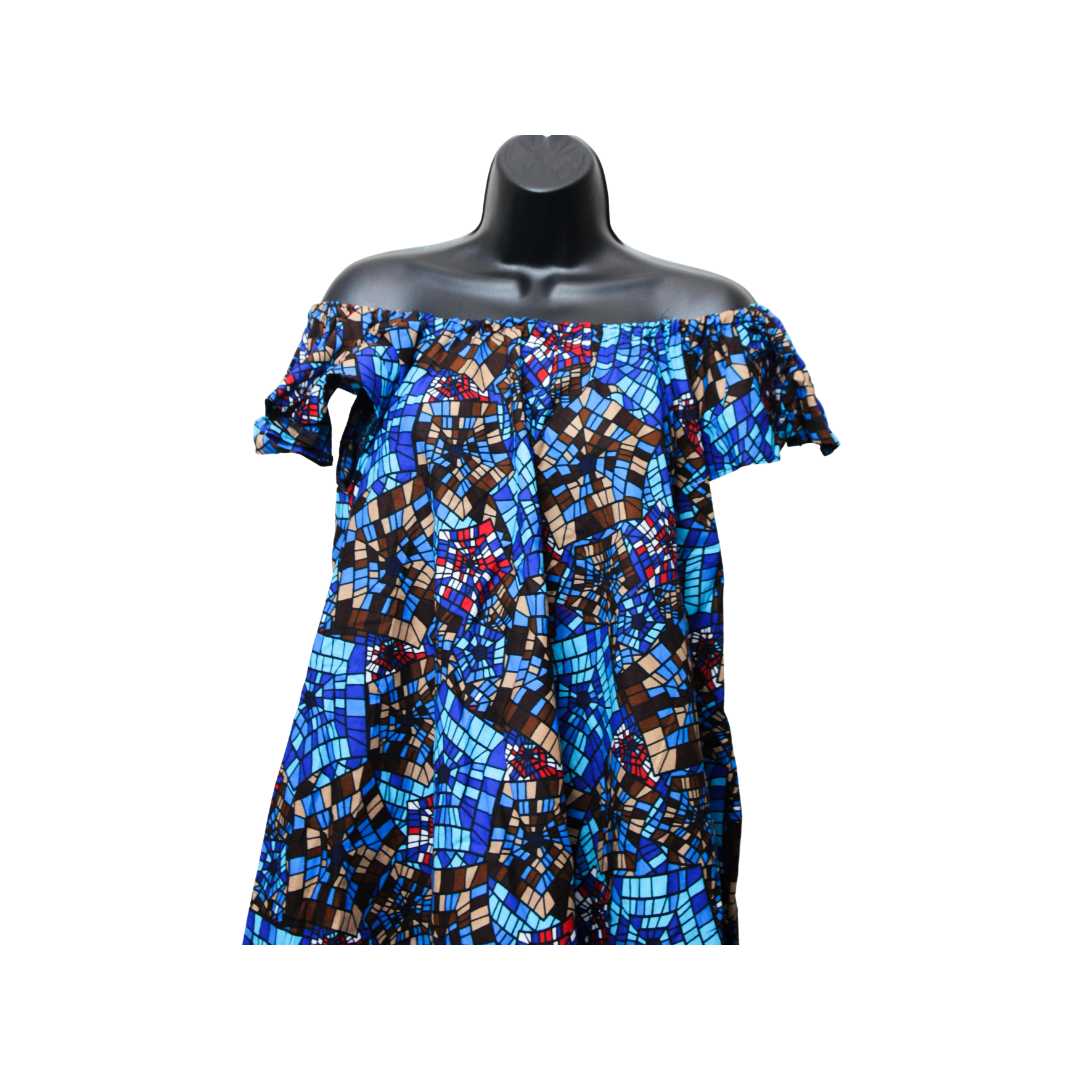 Short Circular Ankara Dress