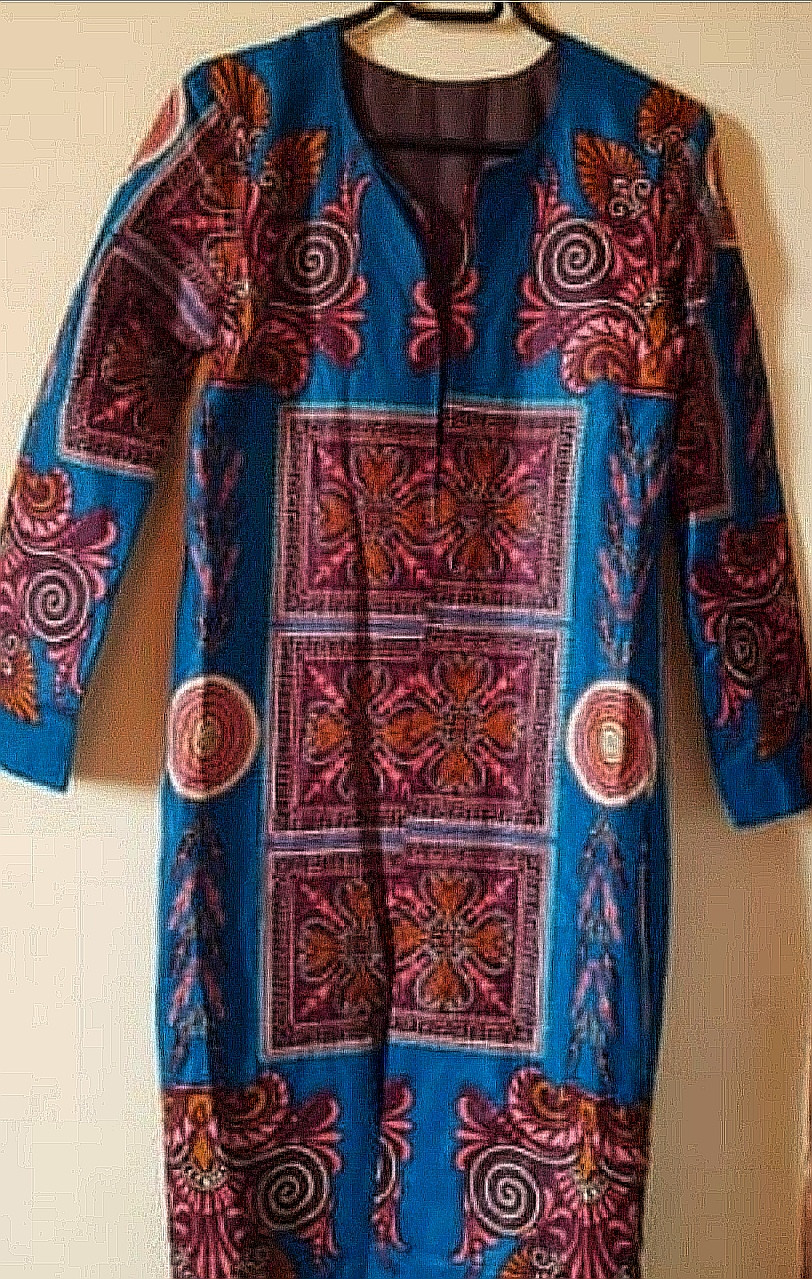 Elegant Ankara Printed Kimono Coat