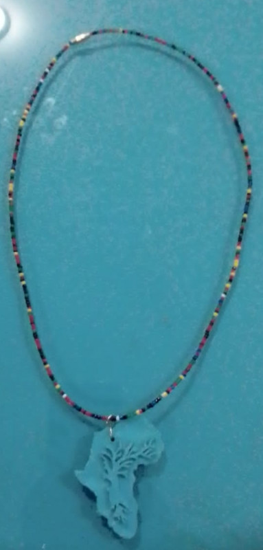 Green African Shaped Necklaces