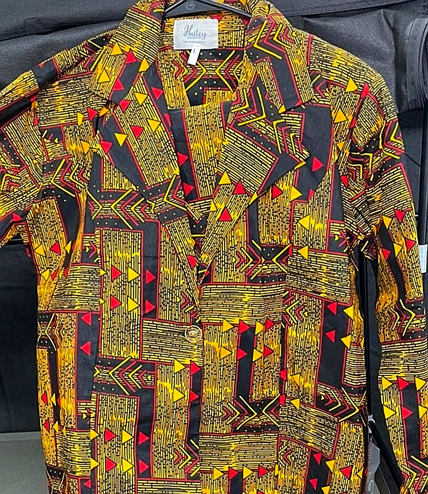 Ankara Skirt Suit