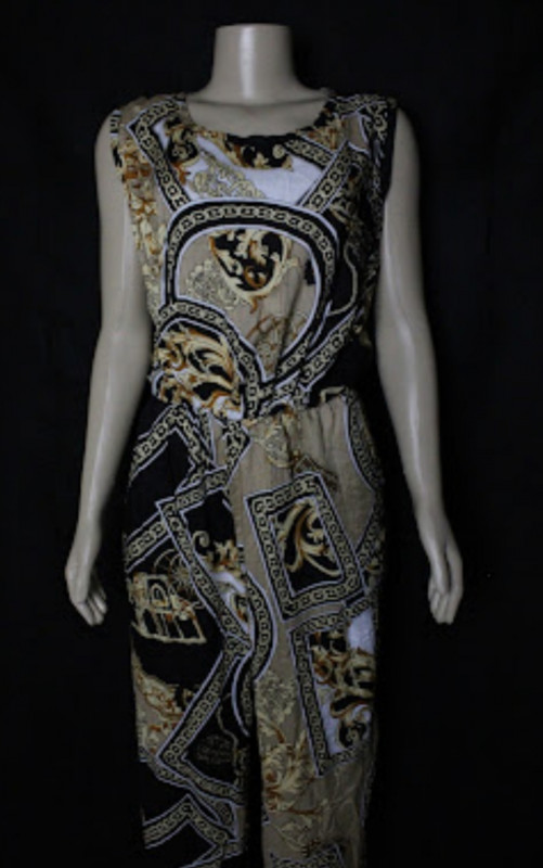 Shortsleeved Viscose Jumpsuit