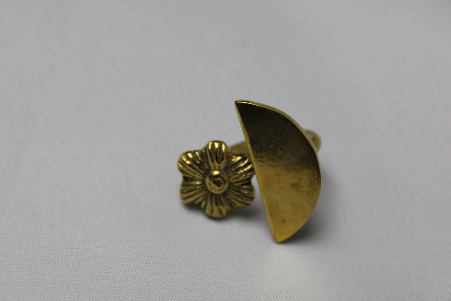 Brass Flower Ring