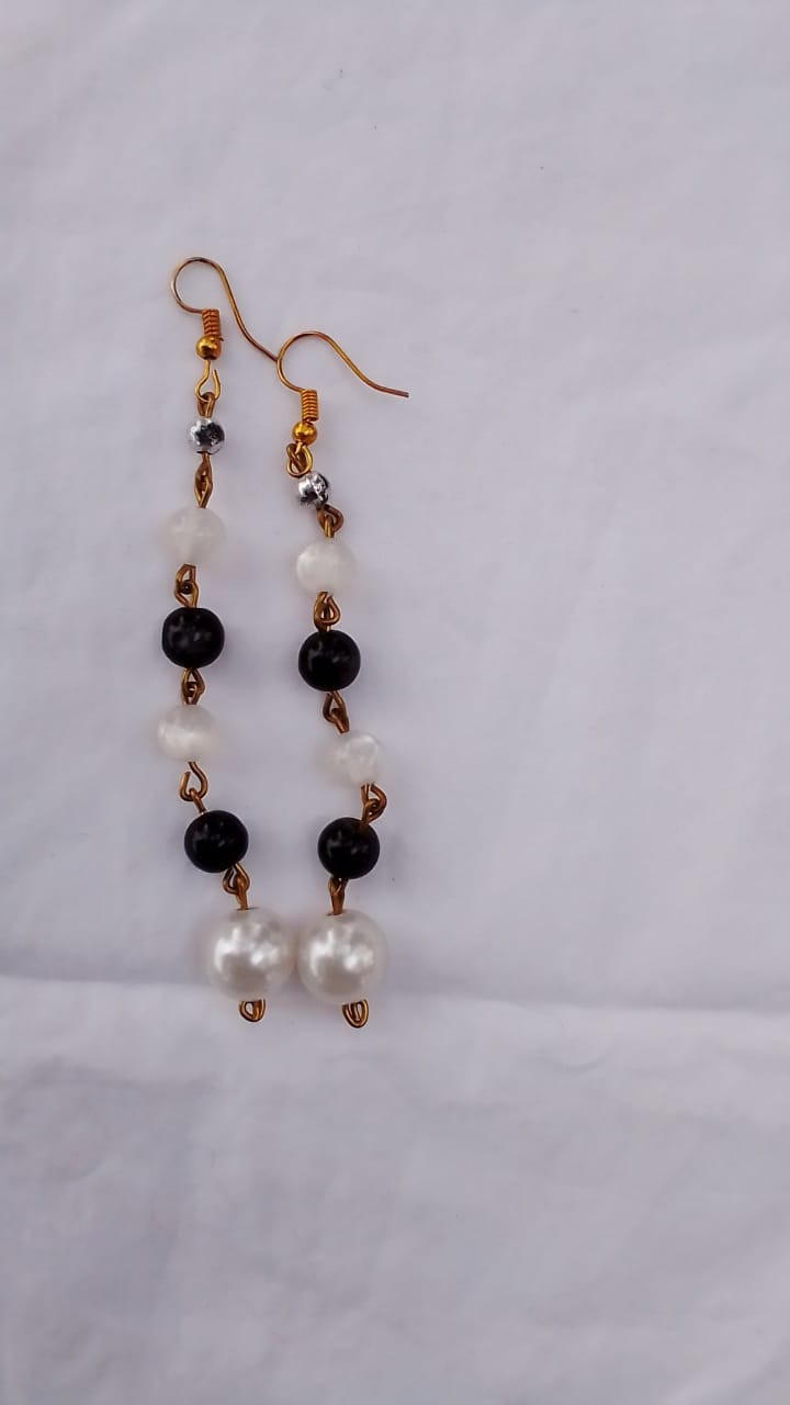 Dangling Beaded Earrings