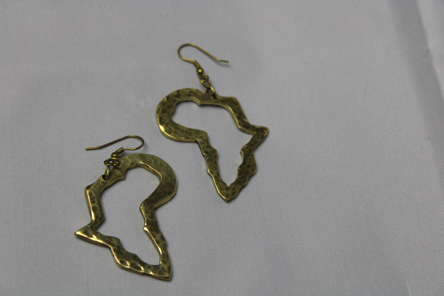 Brass African Earrings