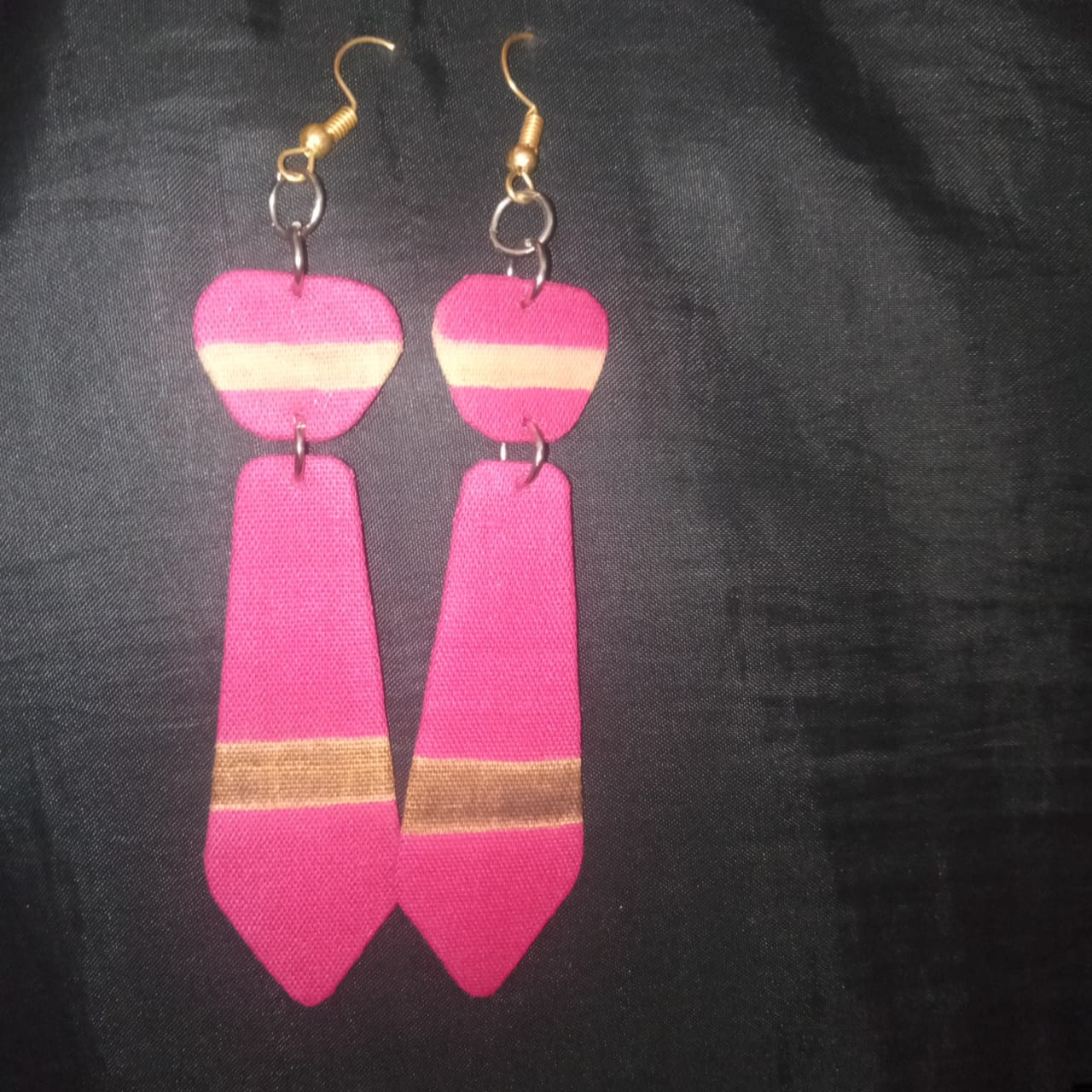 Pink hanging Earrings