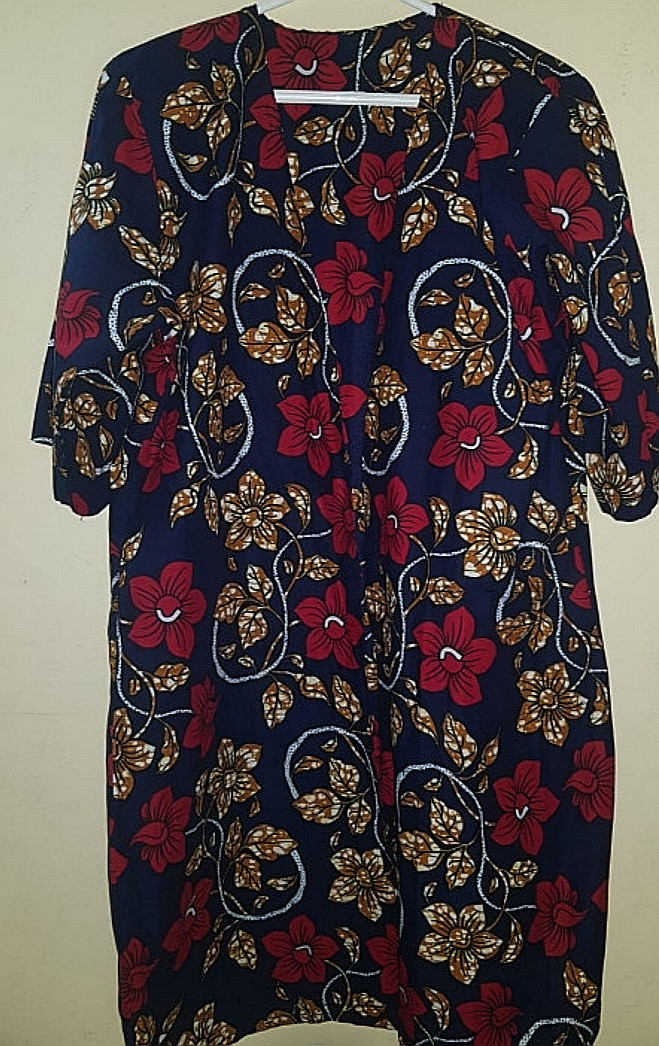 Floral Short Ankara Cover