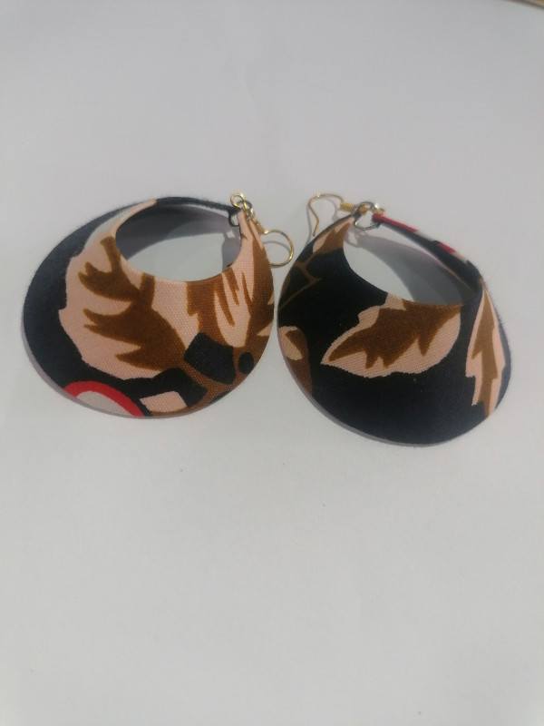 Conical Ankara Earrings