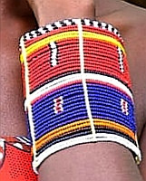 Colourful African Beaded Bracelet