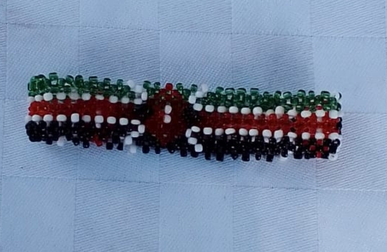 Kenya Flag Beaded Bracelet
