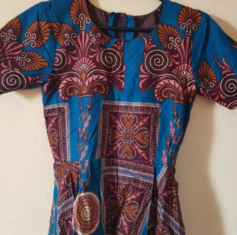 Ankara Printed Peplum Top