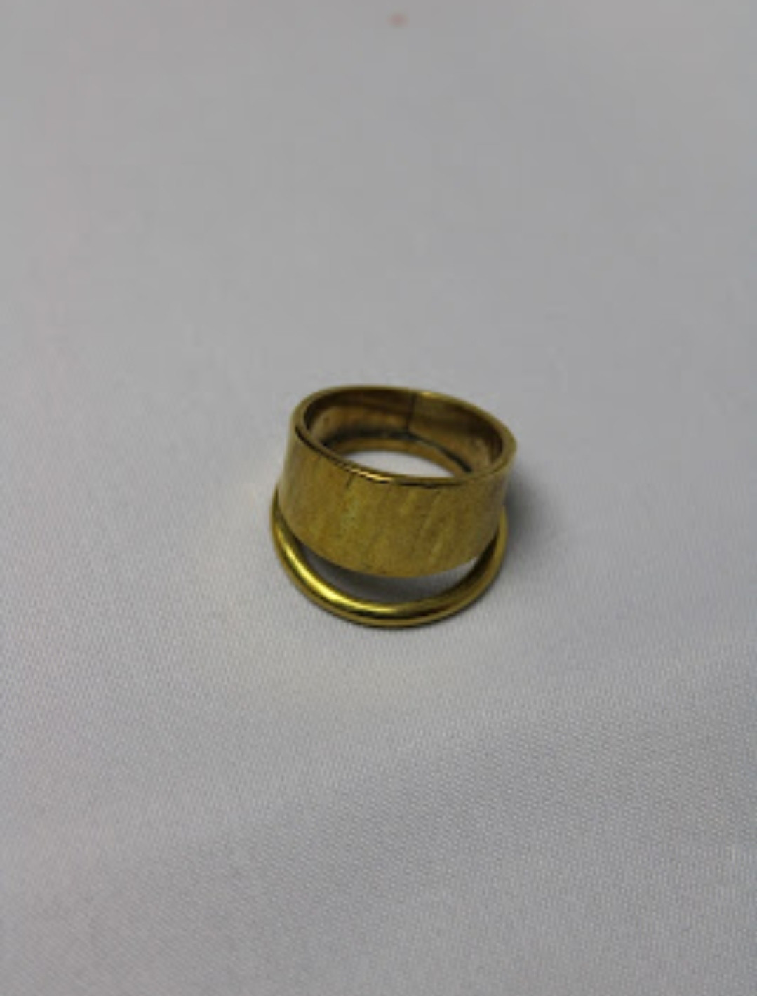 Brass Double Rounded Ring