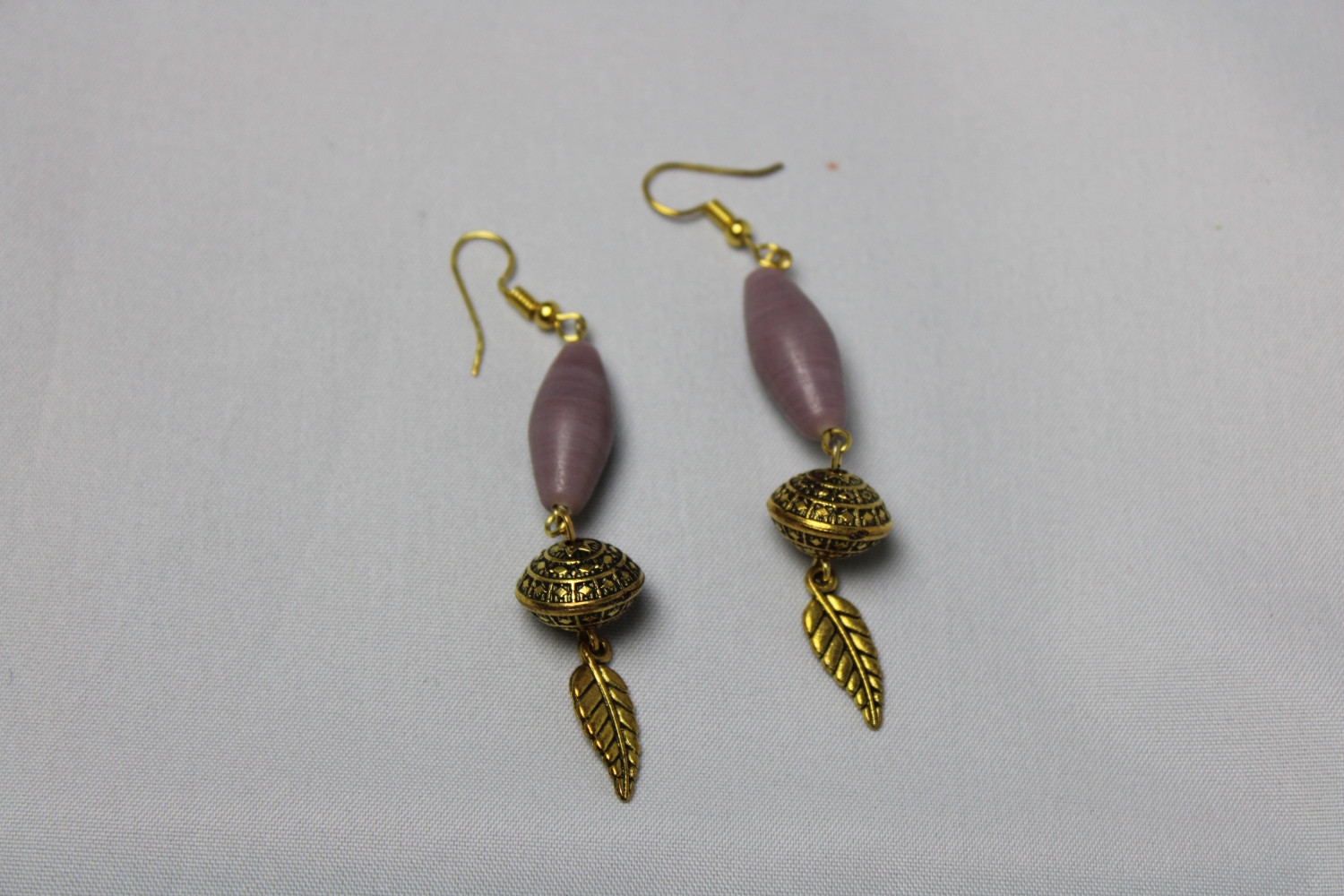 Indigo Glass Bead Earrings